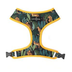 Lucy & Co Jungle Vibes Animal Print Reversible Harness / Size L